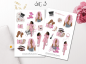 Preview: Girls Pink Sticker Set